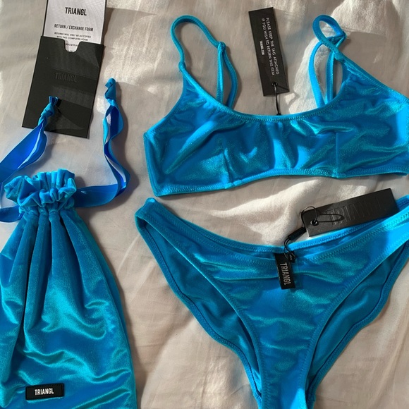 TRIANGL ANDREA velvet swim set. - Picture 2 of 8